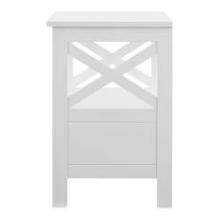 Beistelltisch Larsmo In Weiß (H)54cm (B)40cm (T)35cm -Heimdekoration Geschäft en casa beistelltisch larsmo in weiss h 54cm b 40cm t 35cm 5