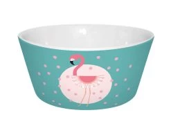 Müslischale Flamingo In Türkis - 400 Ml