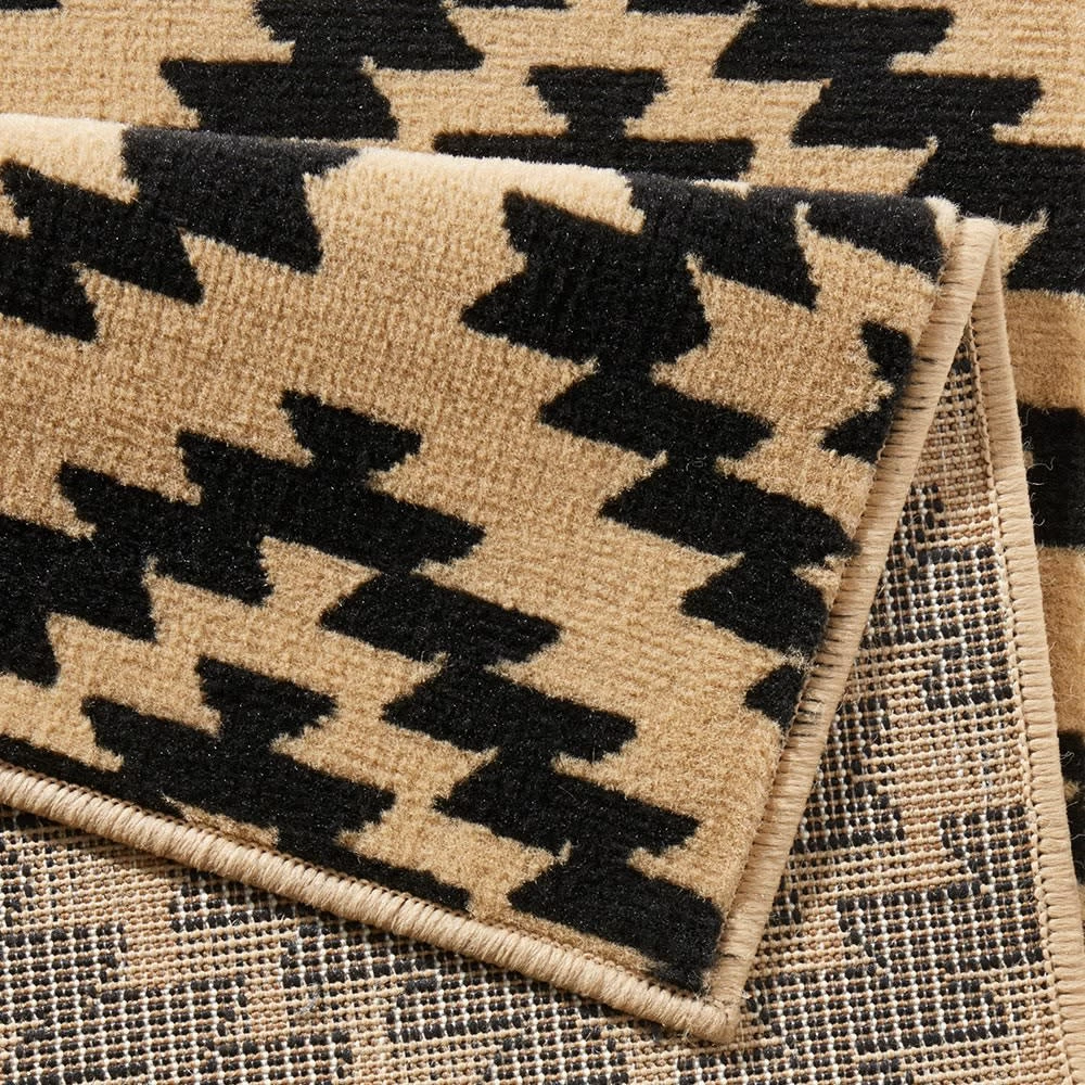 Kurzflor Teppich Läufer Nordic Natur Braun 4 Kurzflor Teppich Läufer Nordic Natur Braun – Bild 4