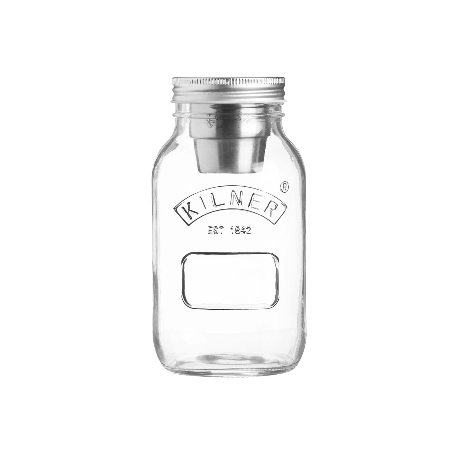 Kilner FOOD ON THE GO Glas Mit Edelstahlbehälter, 1 Liter 1 Kilner FOOD ON THE GO Glas Mit Edelstahlbehälter, 1 Liter