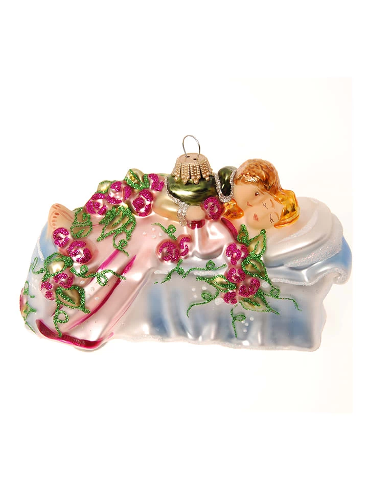Christbaumornament "Dornröschen Und Ih Prinz" In Bunt - (L)11 Cm 1 Christbaumornament "Dornröschen Und Ih Prinz" In Bunt - (L)11 Cm