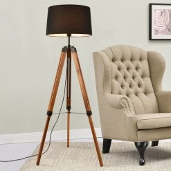 Stehleuchte Lagos In Braun (H)144cm (L)45cm (B)40cm 7 Stehleuchte Lagos In Braun (H)144cm (L)45cm (B)40cm -Heimdekoration Geschäft lux pro stehleuchte lagos in braun h 144cm l 45cm b 40cm 3