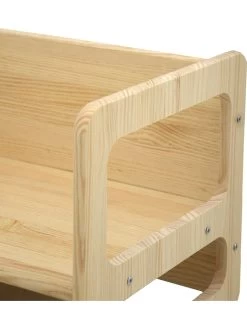 Bank "Montessori" In Natur - (B)75 X (H)39 X (T)39 Cm -Heimdekoration Geschäft the wild hug bank montessori in natur b 75 x h 39 x t 39 cm 2