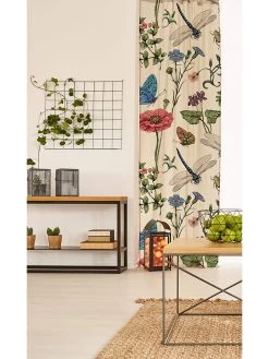 Vorhang "Tierra Bella" In Creme/ Bunt - (L)270 X (B)140 Cm